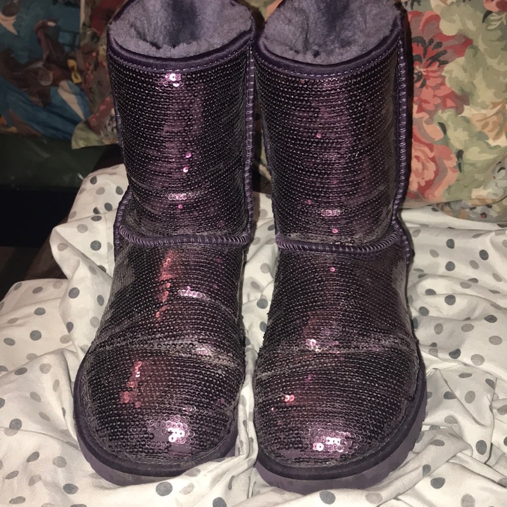 Purple Ugg’s in size 9